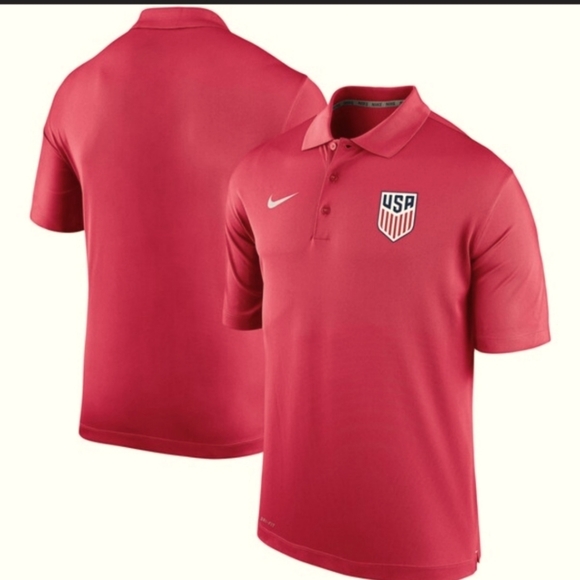 NEW Mens NIKE US MNT Varsity Performance Polo Fanatics Outdoor Soccer Dri Fit - Picture 1 of 12